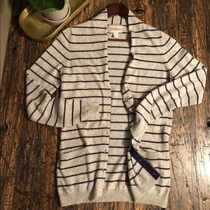 Banana Republic Stripped Shawl Cardigan